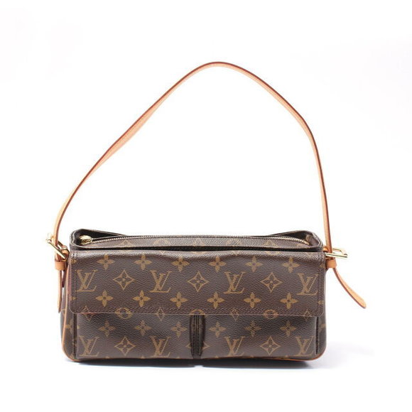 Louis Vuitton Viva Cite Shoulder Bag Leather Monogram Brown - Picture 1 of 7